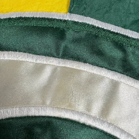 VTG 90s Starter NFL Green Bay Packers Jacket Extra Large Green Full Zip Puffer - Picture 13 of 16